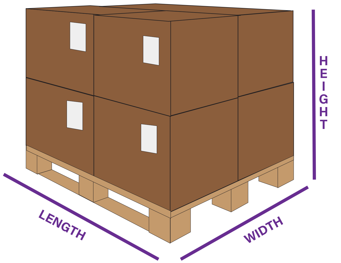 pallet dimensions